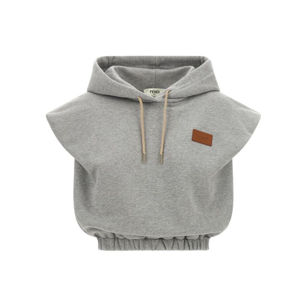 Fendi Gray Cotton Women's Sweatshirt